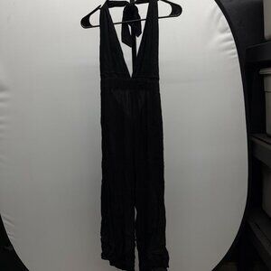 Wild Fable Black Halter Jumpsuit